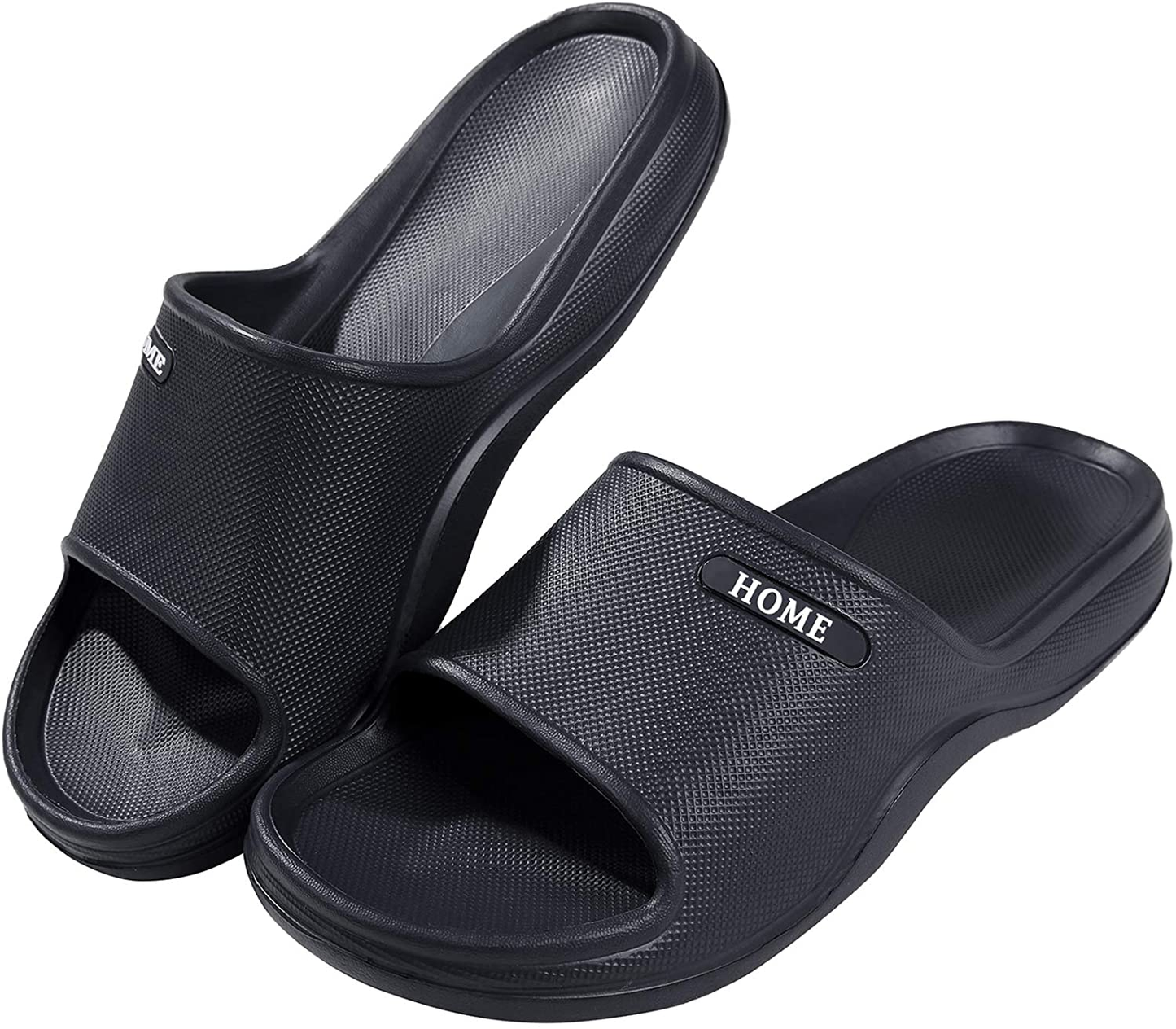 Litfun Soft Sandals Slides for Women Men Lightweight Beach Pool Shower Shoes Bathroom Slippers