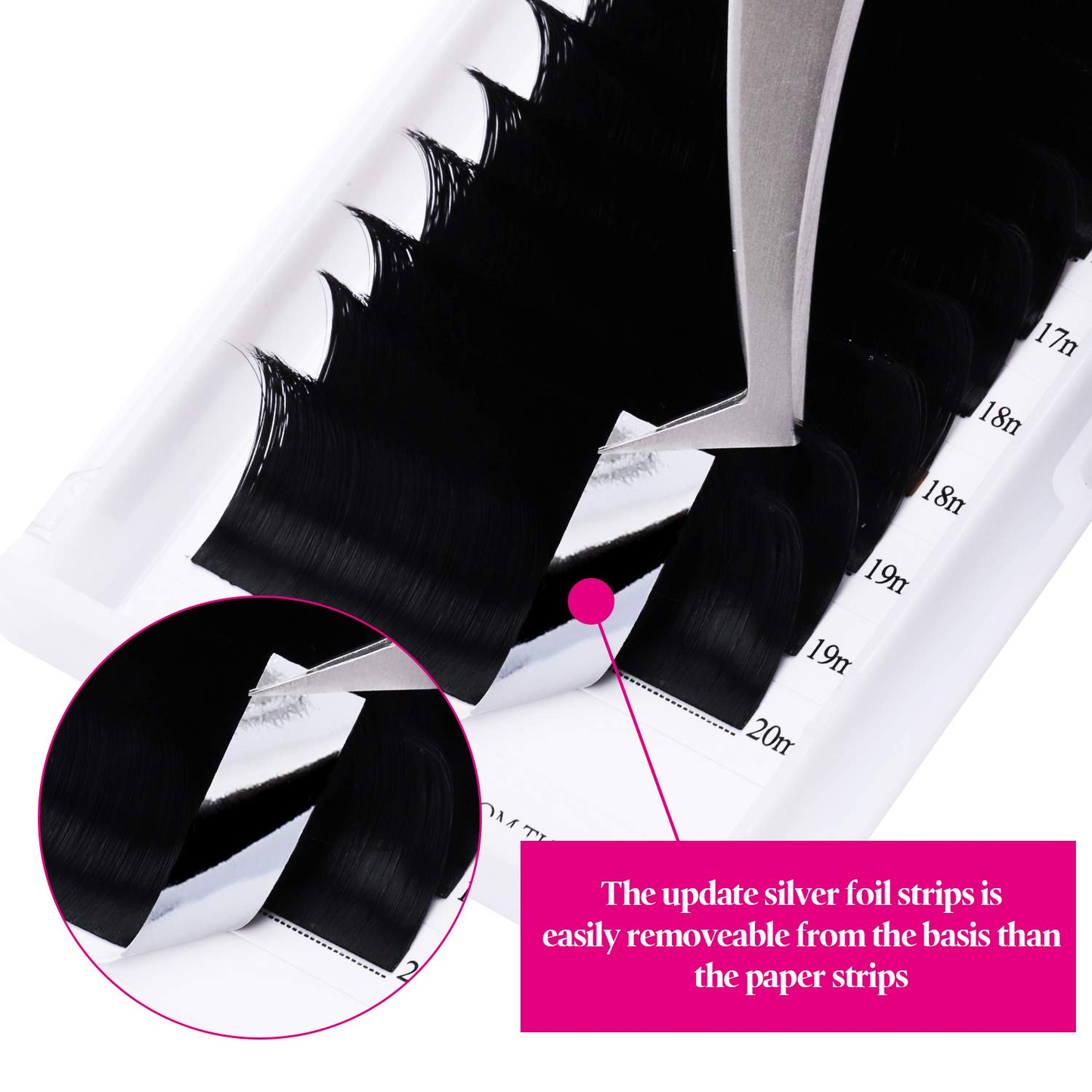 Eyelash Extensions 10D 0.07Mm Volume Lash Extensions Premade Fans Short Stem Premade Fans Eyelash Extensions Cluster Lashes Eyelash Fan Professional Salon Use by FADVAN (10D-0.07D, 8-14Mm)