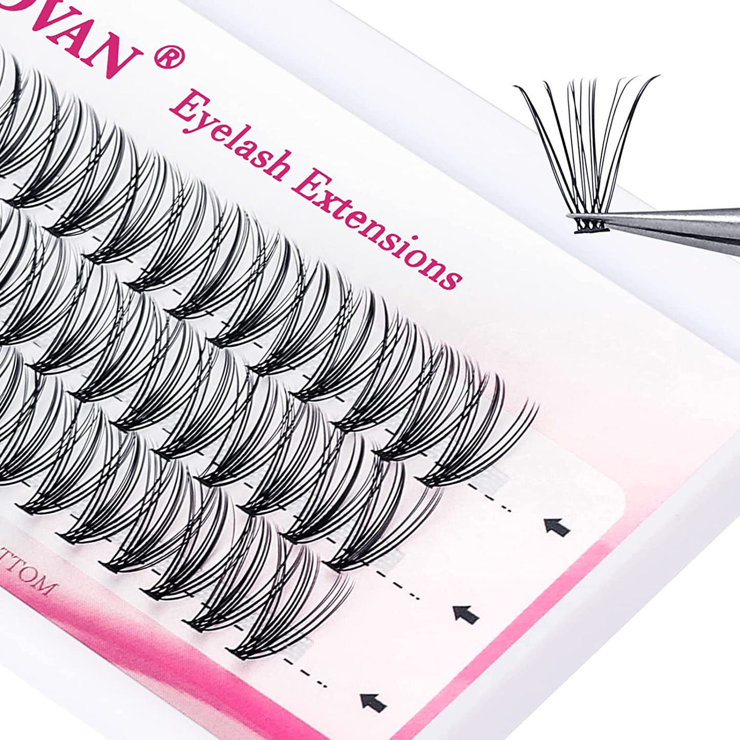Lash Clusters 20 Roots 30 Roots Grafting Eyelash Clusters 0.07 D Curl 14Mm Individual Lashes Melt Flare DIY Eyelash Extension Soft Lash Clusters Extensions (20 Roots-0.07-D, 14Mm)