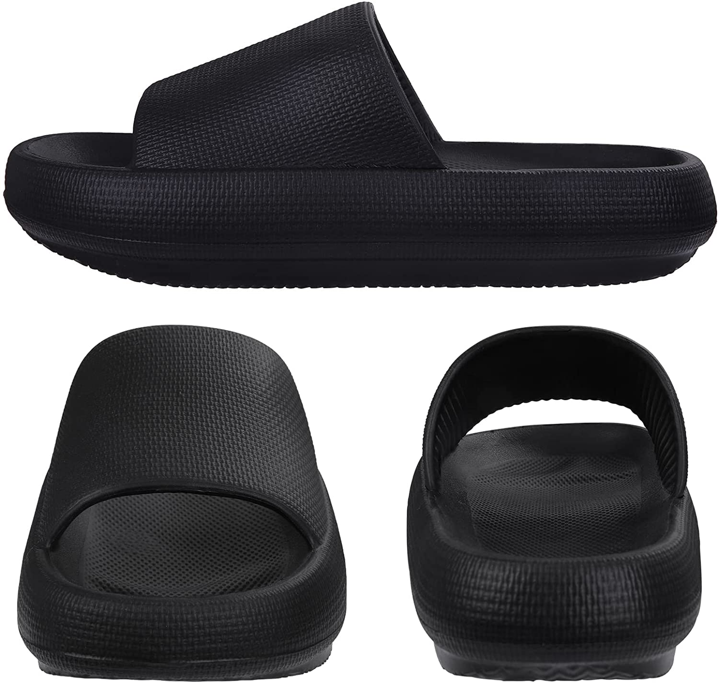 Pillow Soft Slide Sandals for Women Men Non-Slip Shower Shoes Bath Slippers Summer Beach Slides