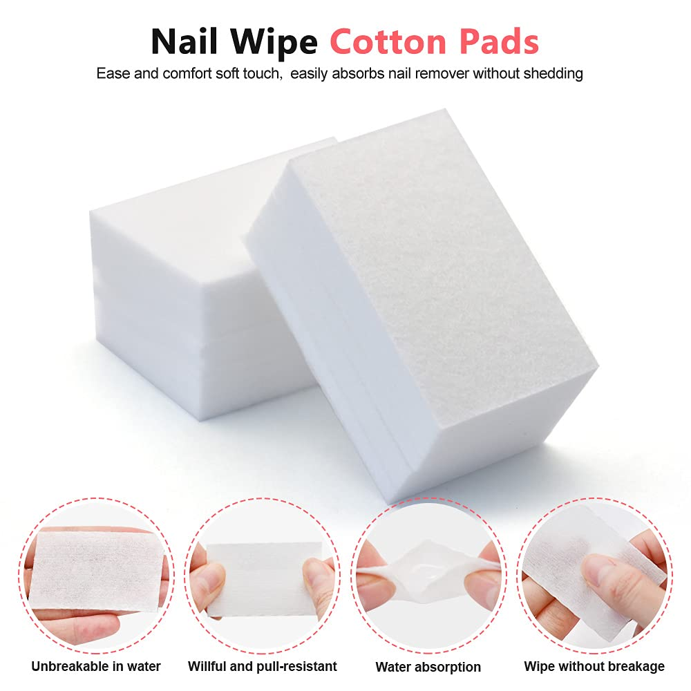Yagoyan Gel Nail Polish Remover Kit, with Polish Remover Nail Clips, Pump Dispenser, Lint Free Nail Wipes, Cuticle Pusher, Nail Files and Buffers, Nail Brush, Professional Acrylic Nail Remover Kit