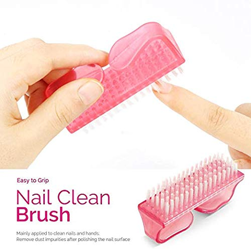 Teenitor Gel Nail Polish Remover Kit with 10Pcs Nail Polish Remover Clips Cap 115Pcs Nail Wipe Cotton Pads Nail Scraper Nail Files and Buffer Bushes - Hot Red