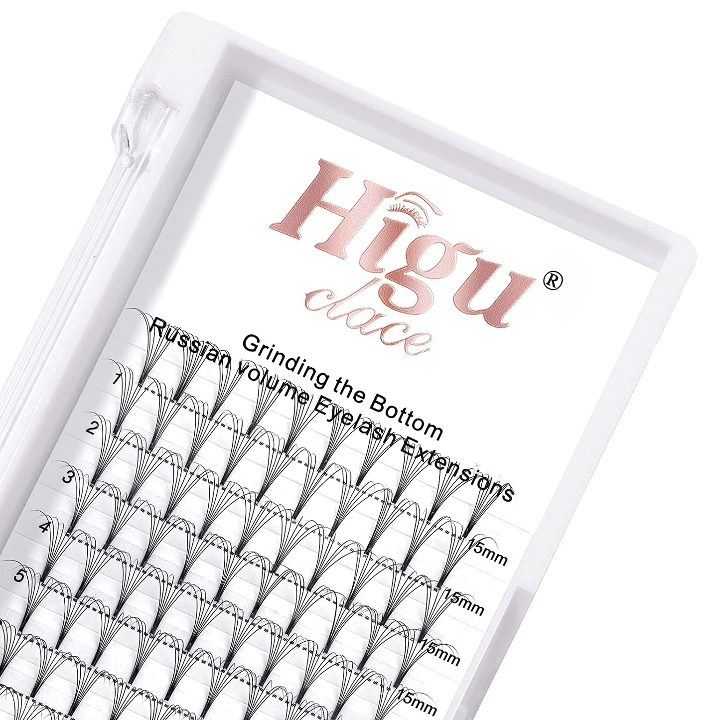 Premade Fans Volume Eyelash Extensions 3D|4D|5D|6D 0.07/0.10Mm Curl C/D 8Mm~18Mm 7D 0.07 C 15Mm Short Stem Russian Premade Lash Extension Fans (7D 0.07 C 15Mm)