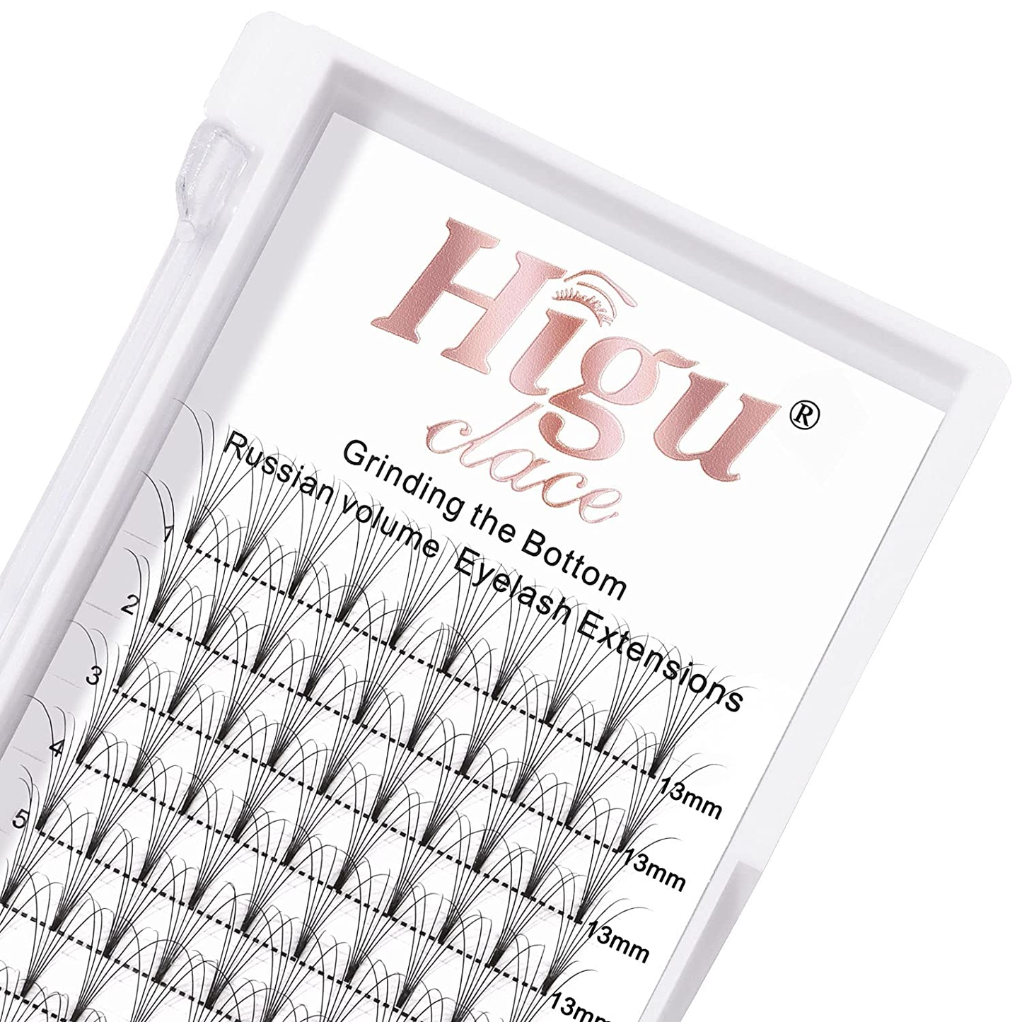 Premade Fans Volume Eyelash Extensions 3D|4D|5D|6D 0.07/0.10Mm Curl C/D 8Mm~18Mm 6D 0.07 D 13Mm Short Stem Russian Premade Lash Extension Fans Lash Fans Premade(6D 0.07 D 13Mm)