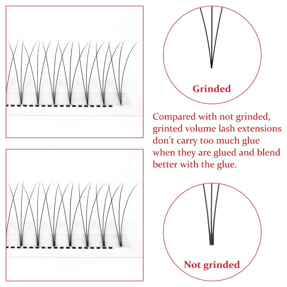 Premade Fans Volume Eyelash Extensions 3D|4D|5D|6D 0.07/0.10Mm Curl C/D 8Mm~18Mm 8D 0.07 D 11Mm Short Stem Russian Premade Lash Extension Fans (8D 0.07 D 11Mm)