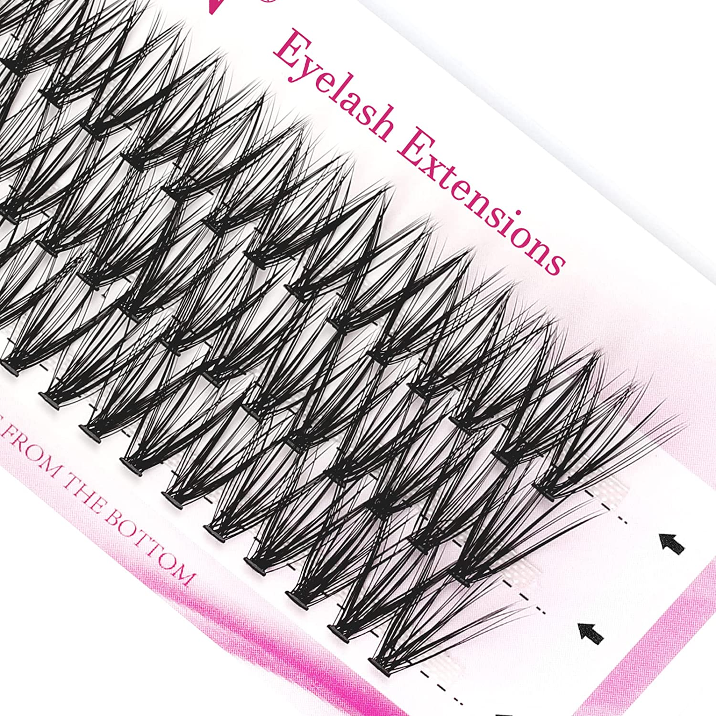 Cluster Lashes 30 Roots Diy Eyelash Extension C Curl Individual Cluster Lashes Handmade Faux Mink Soft Lash Clusters Pre Made Volume Lashes Superthin Superfine Glue-Based Band (30 Roots-0.07-C,14Mm)