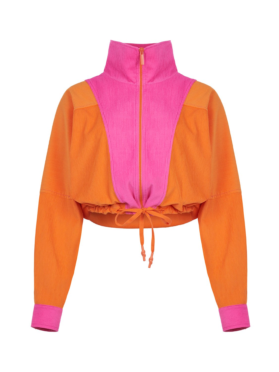 High Collar Corduroy Jacket