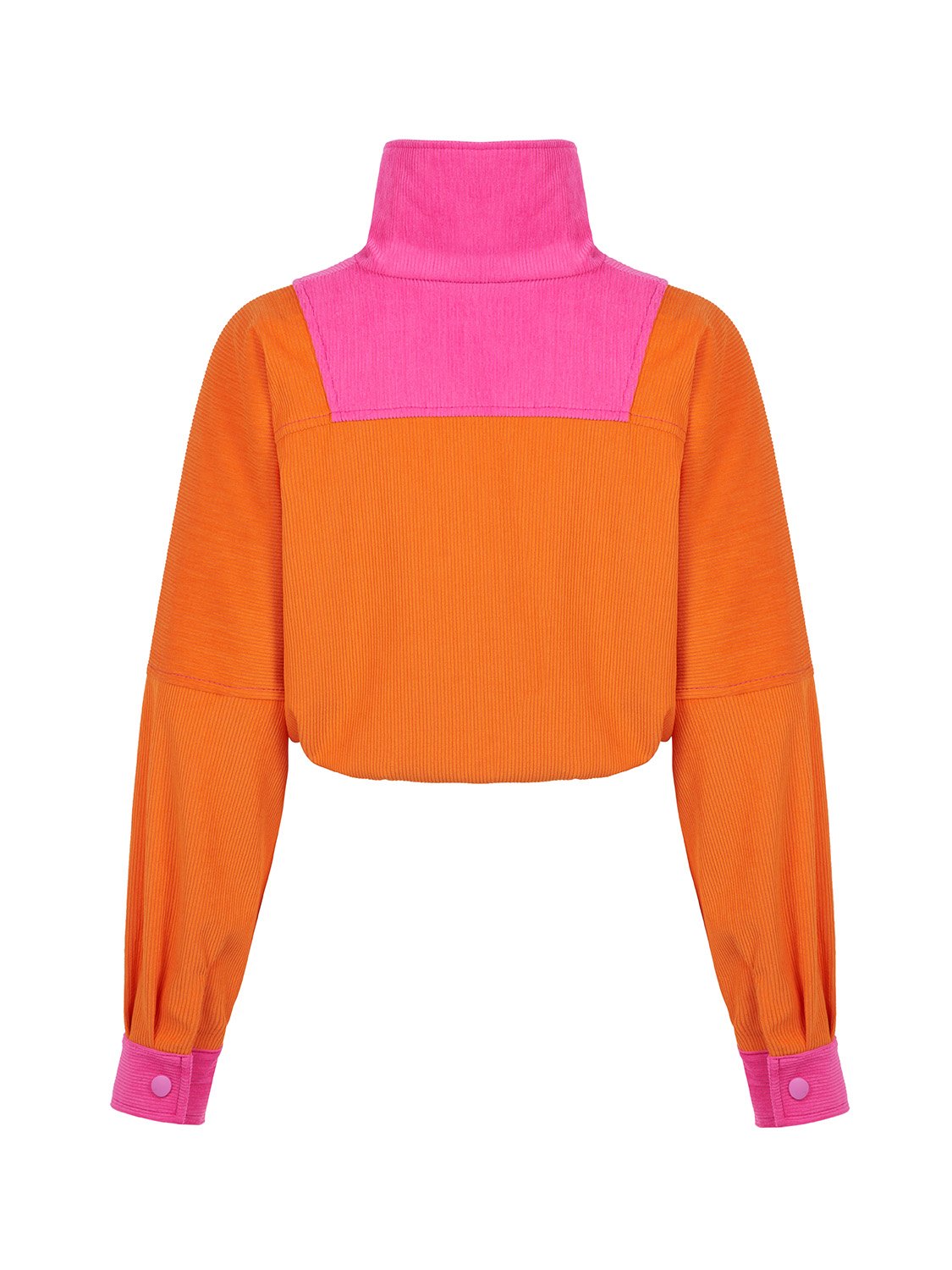 High Collar Corduroy Jacket