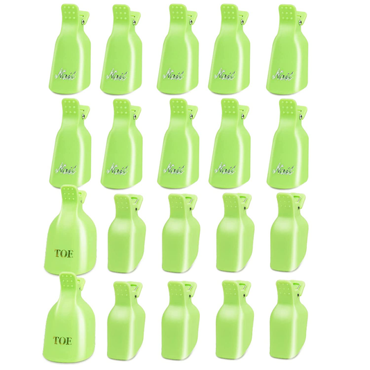 Teenitor Gel Remover Clips, 10PCS Soak off Nail Clips for Nails, 10PCS Nail Polish Remover Clips for Toes