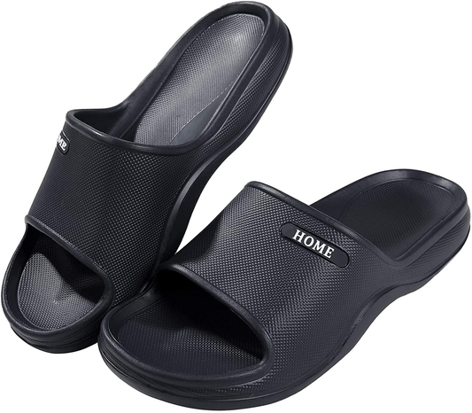 Litfun Soft Sandals Slides for Women Men Lightweight Beach Pool Shower Shoes Bathroom Slippers