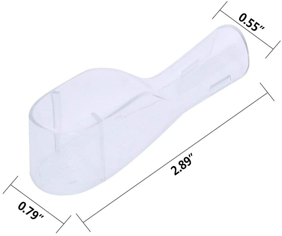 Travel Electric Toothbrush Heads Cover Plastic Protective Cap Case Compatible with Oral-B Long Dual-Heads Replacement Tooth Brush Heads(6 Pack) Clear