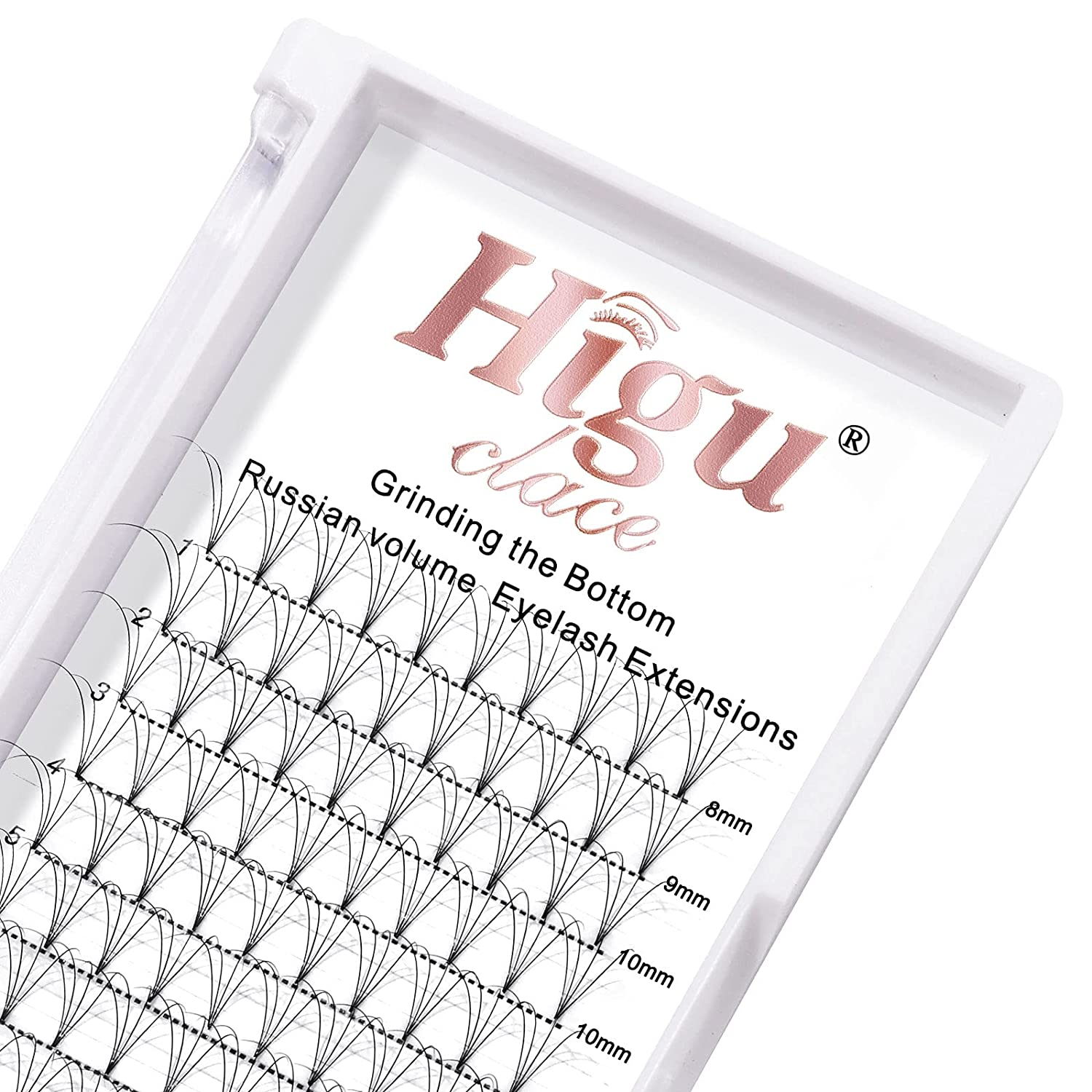 Premade Fans Volume Eyelash Extensions 3D|4D|5D|6D 0.07/0.10Mm Curl C/D 8Mm~18Mm 4D 0.07 C Mix-8-15Mm Short Stem Russian Premade Lash Extension Fans (4D 0.07 C Mix-8-15)