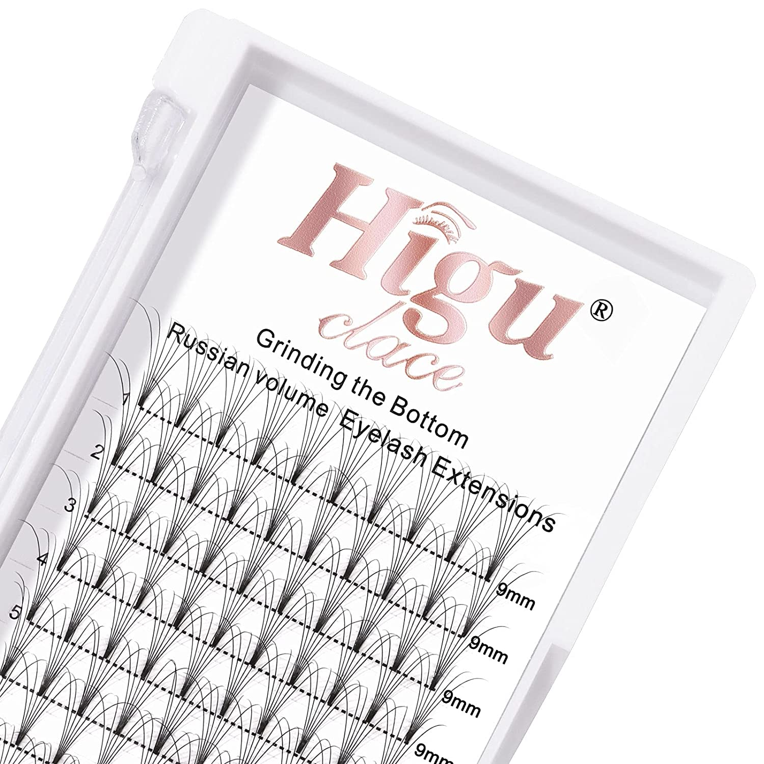 Premade Fans Volume Eyelash Extensions 3D|4D|5D|6D 0.07/0.10Mm Curl C/D 8Mm~18Mm 6D 0.10 C 9Mm Short Stem Russian Premade Lash Extension Fans (6D 0.10 C 9Mm)
