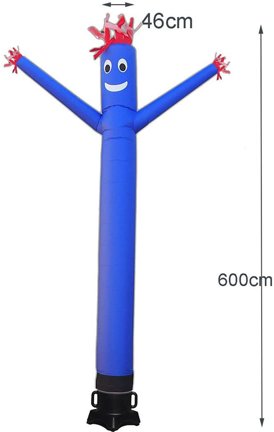 Hi Suyi 20Ft Advertising Inflatable Tube Men Blow up Giant Waving Arm Fly Puppet Christmas Halloween Decorative Signs for Business Store Party (No Blower)