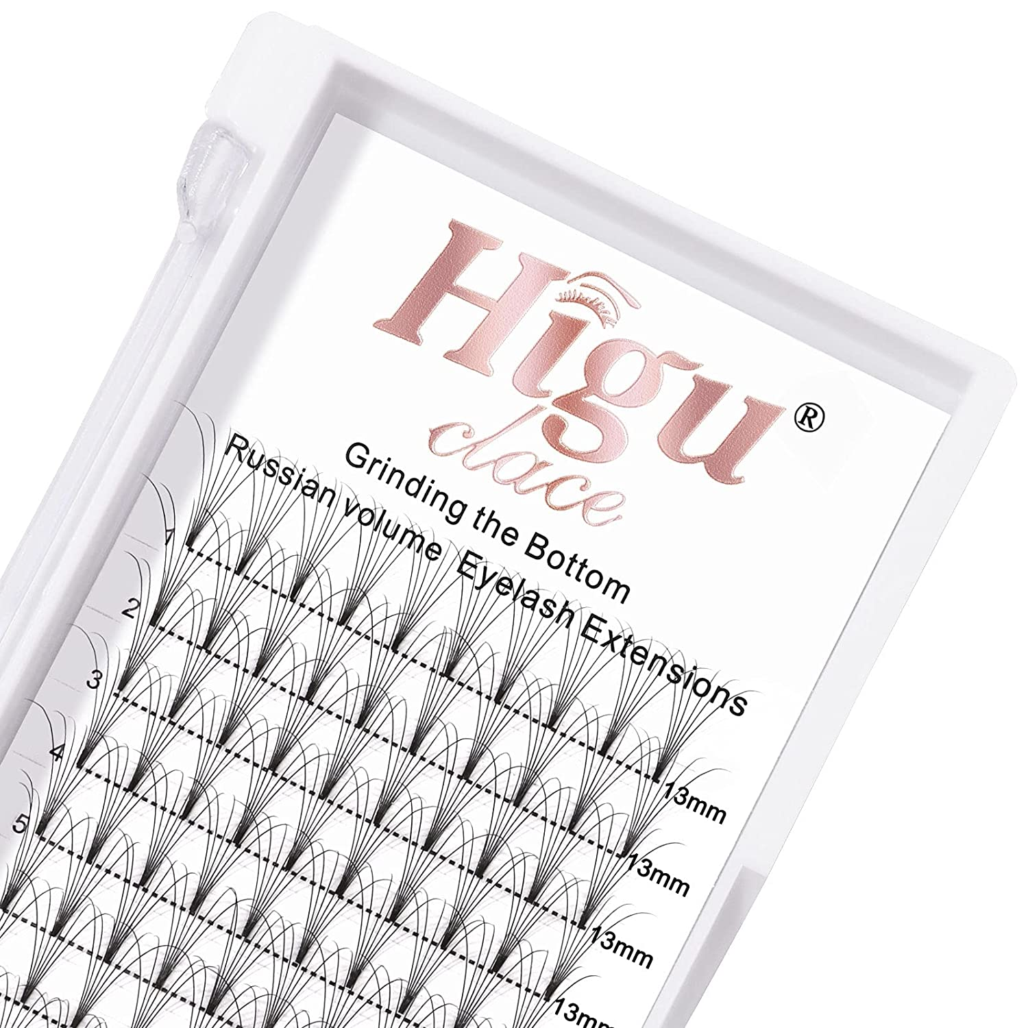 Premade Fans Volume Eyelash Extensions 3D|4D|5D|6D 0.07/0.10Mm Curl C/D 8Mm~18Mm 6D 0.07 D 13Mm Short Stem Russian Premade Lash Extension Fans Lash Fans Premade(6D 0.07 D 13Mm)