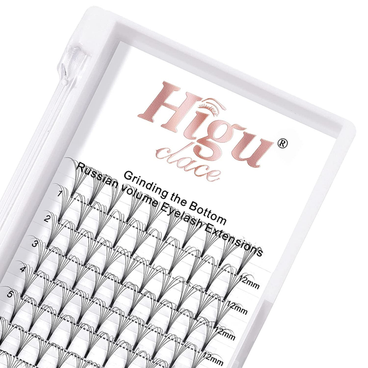 Premade Fans Volume Eyelash Extensions 3D|4D|5D|6D 0.07/0.10Mm Curl C/D 8Mm~18Mm 7D 0.07 D 12Mm Short Stem Russian Premade Lash Extension Fans (7D 0.07 D 12Mm)
