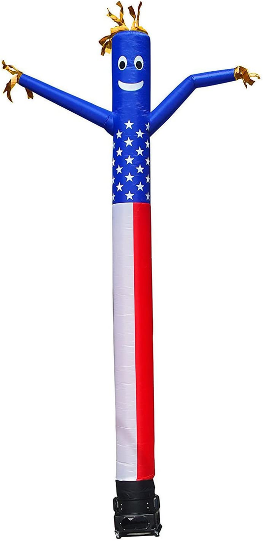 Hi Suyi 20Ft Advertising Inflatable Tube Men Blow up Giant Waving Arm Fly Puppet Christmas Halloween Decorative Signs for Business Store Party (No Blower)