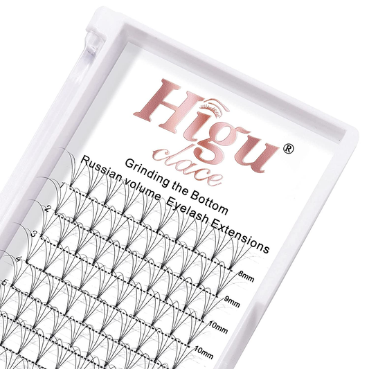 Premade Fans Volume Eyelash Extensions 3D|4D|5D|6D 0.07/0.10Mm Curl C/D 8Mm~18Mm 4D 0.07 D Mix-8-15Mm Short Stem Russian Premade Lash Extension Fans (4D 0.07 D Mix-8-15)