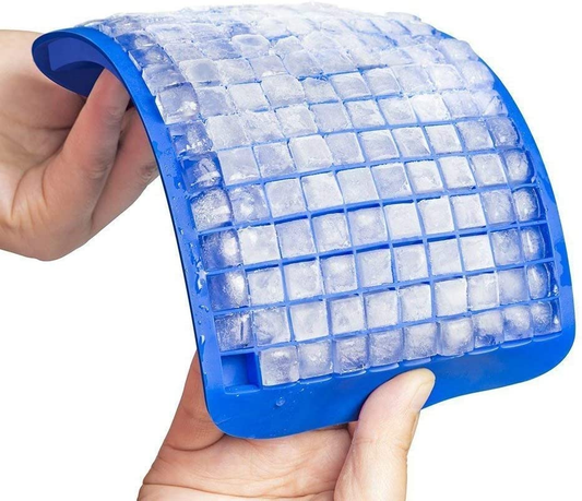 Perrirock Mini Ice Cube Trays - 2 Tray Set - 160 Small Cube Silicone Molds, Bpa-Free, Mini Cubes Will Chill Your Drink Faste