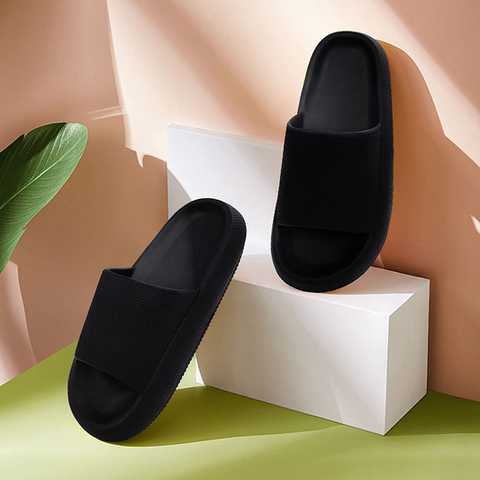 Pillow Soft Slide Sandals for Women Men Non-Slip Shower Shoes Bath Slippers Summer Beach Slides