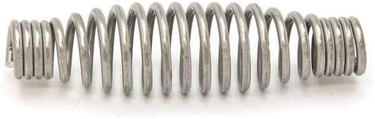 Gourd Stainless Steel Spring Handle - Barbecue Smoker, Grill, Stove, Pit Accessories (6" Long, 3/4" Bore Diameter)