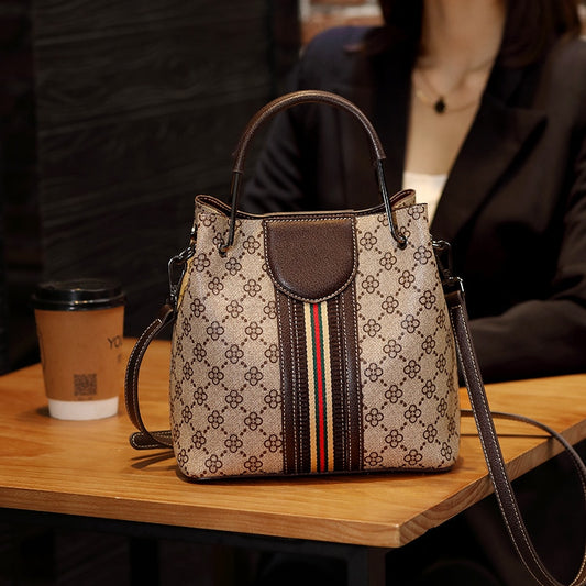 Luxury Bucket Bags Famous Brands Women Leather Handbag Designer Purse