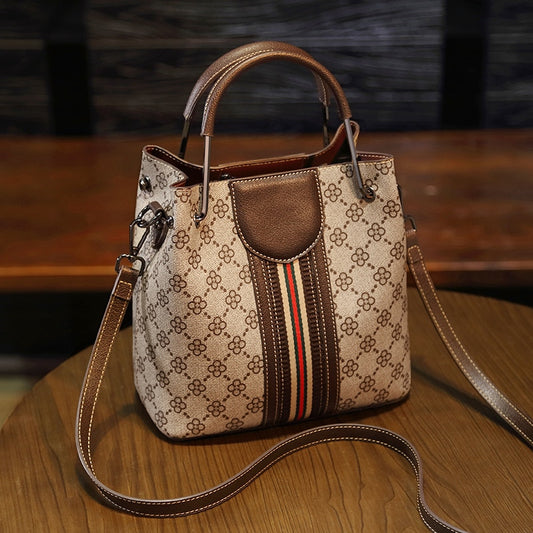 Luxury Bucket Bags Famous Brands Women Leather Handbag Designer Purse