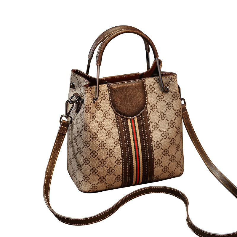 Luxury Bucket Bags Famous Brands Women Leather Handbag Designer Purse