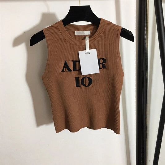 Women Tank Tops Female Summer Vest 2021 New Fashion Casual Letter